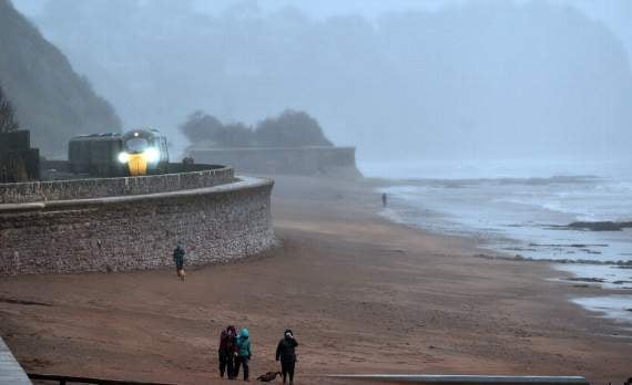 Amended timetable for South Western Railway due to Storm Ciarán