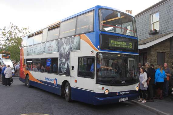 Free weekend bus travel from Plymouth