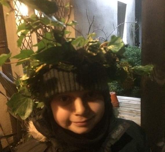 Wassailers wishing for good apple crop