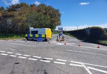 Road closed after water main bursts