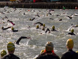 1,600 swimmers took on the Dart 10k