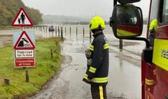 Family of five falls foul of Aveton Gifford tidal road after following Sat Nav into floodwater