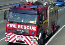 Residents evacuated after fire engulfs house