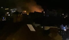Car, caravan and three properties damaged in fire