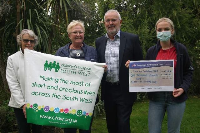 Dartmouth Rotary funds divided between charities