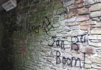 Racist graffiti sprayed in Ivybridge