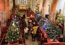 Tree festival lights up St Peter's Church