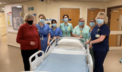 Pals group donate new hospital bed