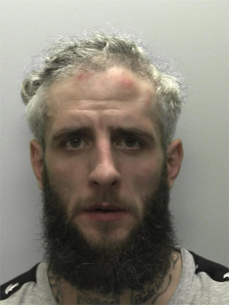 Colin Cuddy, 34, wanted by police. Image released 05/04/2022