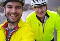 A local man is planning a cycle ride across the county