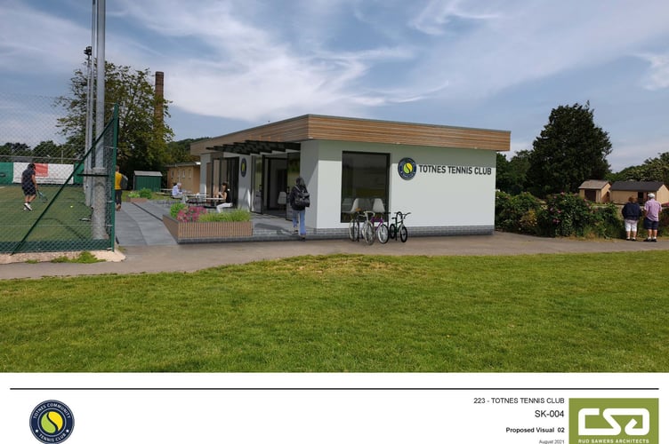 Artist’s impression of the new clubhouse