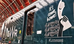 Lionesses-liveried train will pass through South Hams