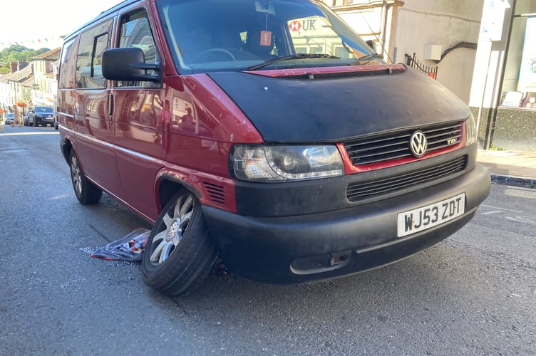 Van in fore street Kingsbridge