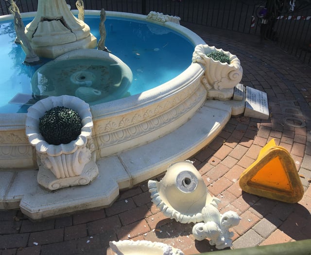 Dartmouth fountain vandalised again just weeks after previous attempt