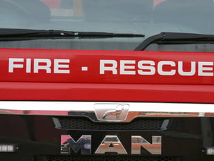 Cable fire sets trees alight