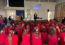 Ex-pupil tells school about her exciting Formula 1 career