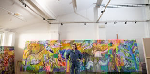 Talented artist stages colourful exhibition