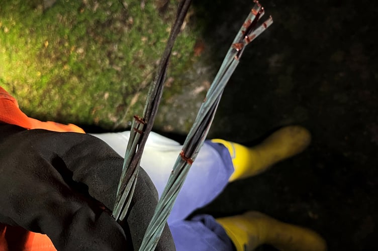 Stolen cable