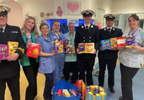 Naval College donates Easter eggs to community