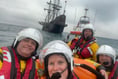 Daring Lifeboat crew speed to a 'pirate' ship out to sea