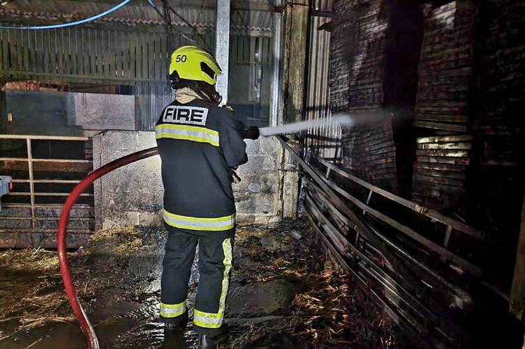 Barn fire in Kingston area
