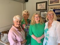 Angela Rippon helps charity celebrate