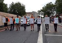 Totnes dad in London protests against oil