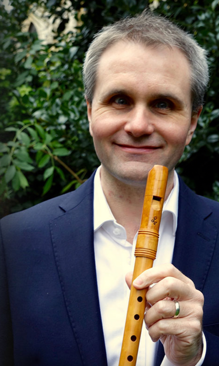 James on stage at Dartington