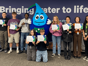 Students try their hand at watery work experience 