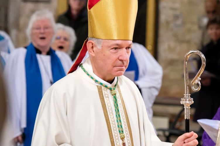 Bishop Robert in Exeter Cathedral.