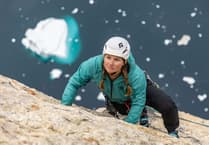 Renowned climber Hazel speaks on breaking through fears
