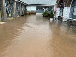 Clean up begins after 
Dartmouth floods