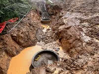 Green Cllr hits out at developer after floods