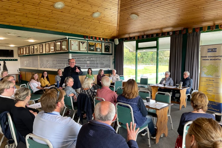 Mr Ian Sherriff informing the alliance about the most recent developments in the care of Dementia