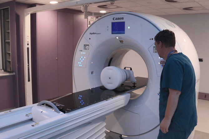 The new CT unit will produce high quality scans faster and more efficiently
