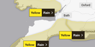 Yellow weather warning in place for South Hams 