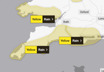 Yellow weather warning issued for south Devon