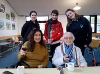 Local students provide some Christmas cheers for Totnes Caring