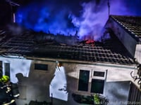 Malborough house gutted in blaze