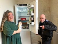 Police help Totnes food bank