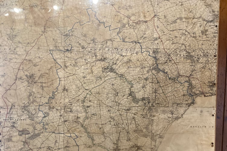 The historic map of the Slapton area