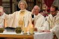 Bishop Jackie makes history at Maundy Thursday service