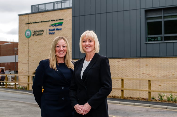 Susan Davy (left) and Lisa Roberts at CREWW.