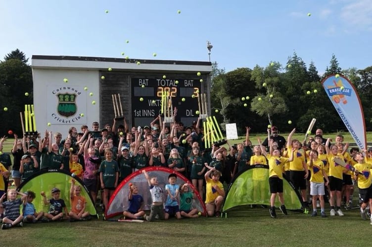 Children at Cornwood Cricket Club