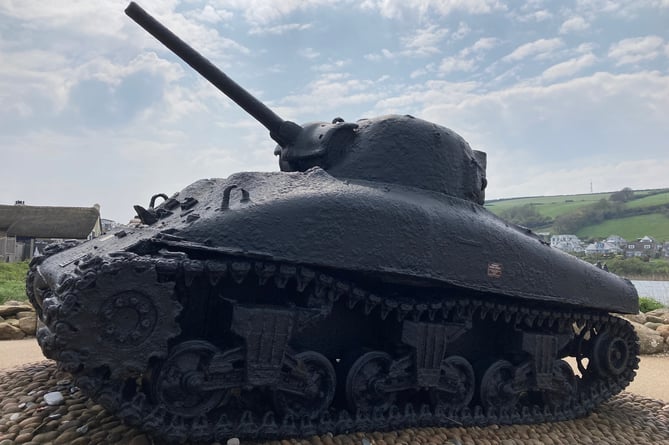 The Exercise Tiger tank memorial