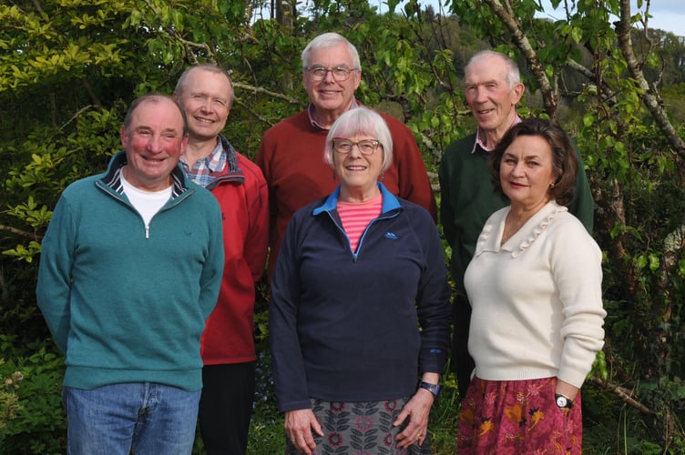 L to R: Andrew Mogford, Ian Catherall, Michael Loverock, Alison Alexander,  Ed Vidler and Cheryl Loverock