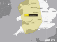 Met Office warn of thunderstorms as weather warning issued 