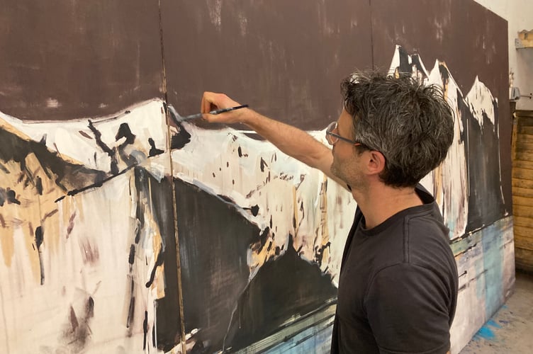 Anthony adds finishing touches