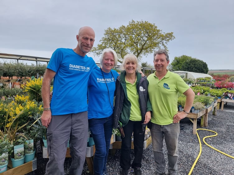 Lisa and Marcus Sutton and their former employers, Chris and Philippa Varlow