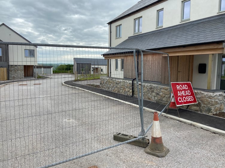 Tenants had been expected to move in by Christmas, but the estate remains closed
